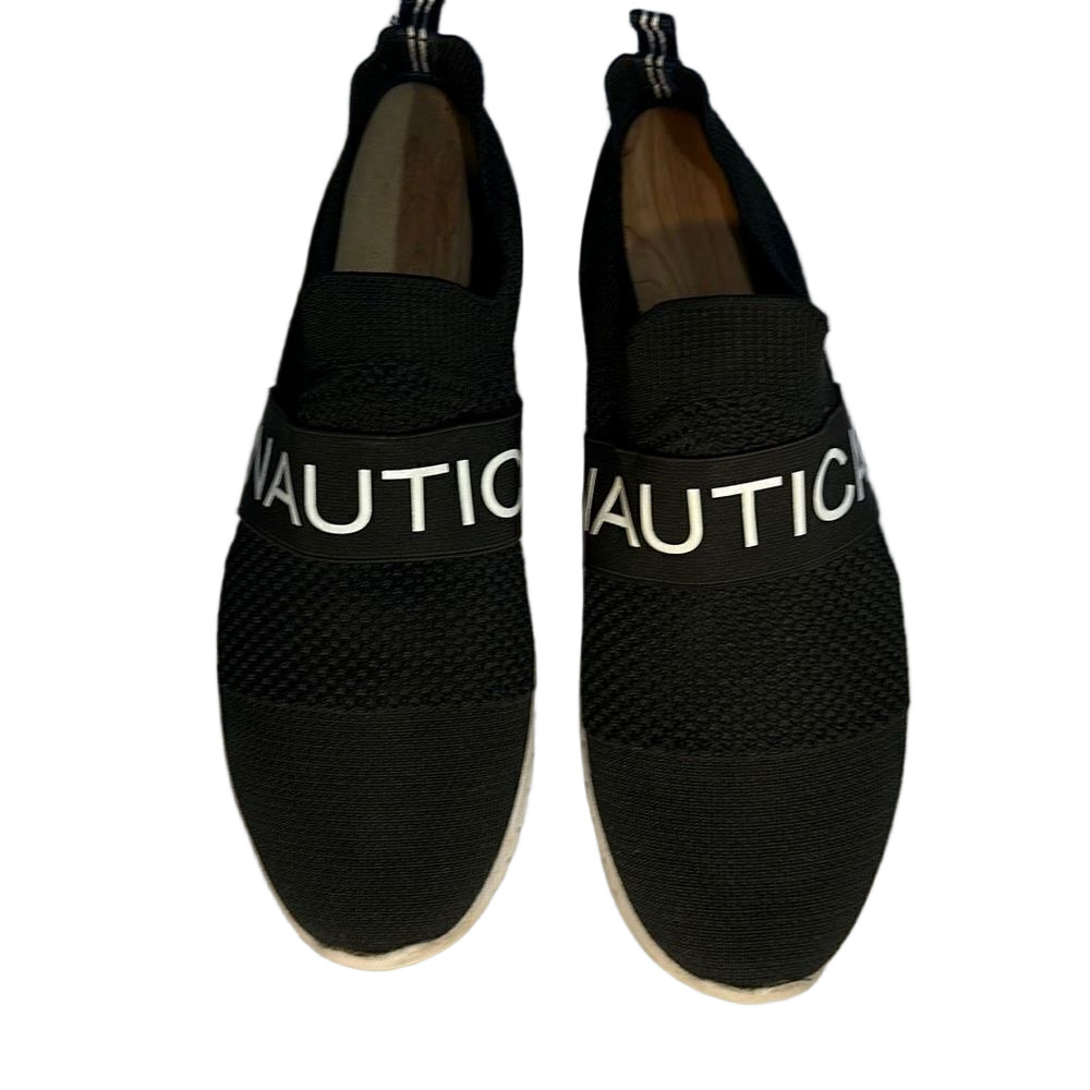 Nautica Black Slip ons Jogger Sneakers Size 10